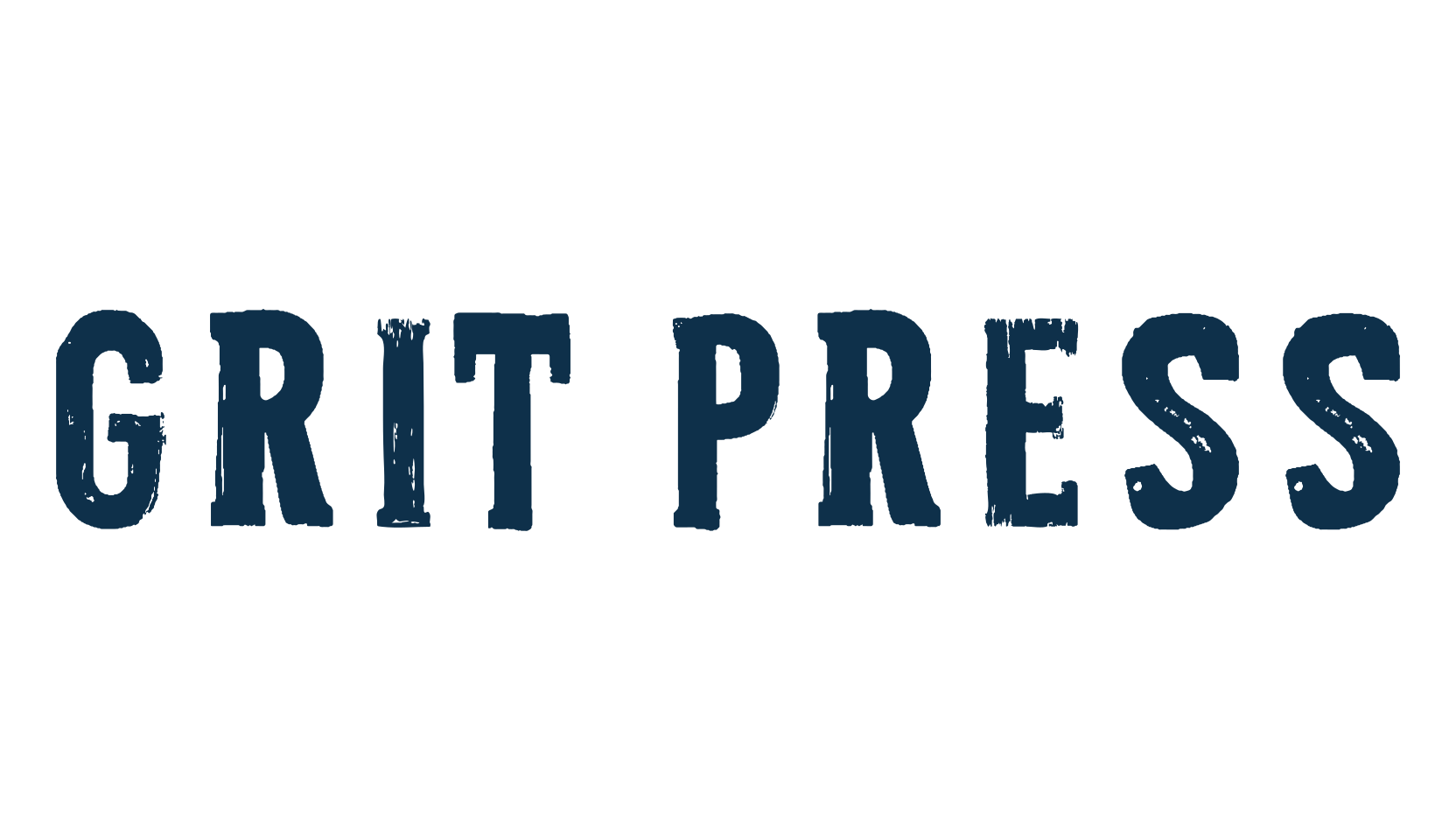 Grit Press, eroded font preview