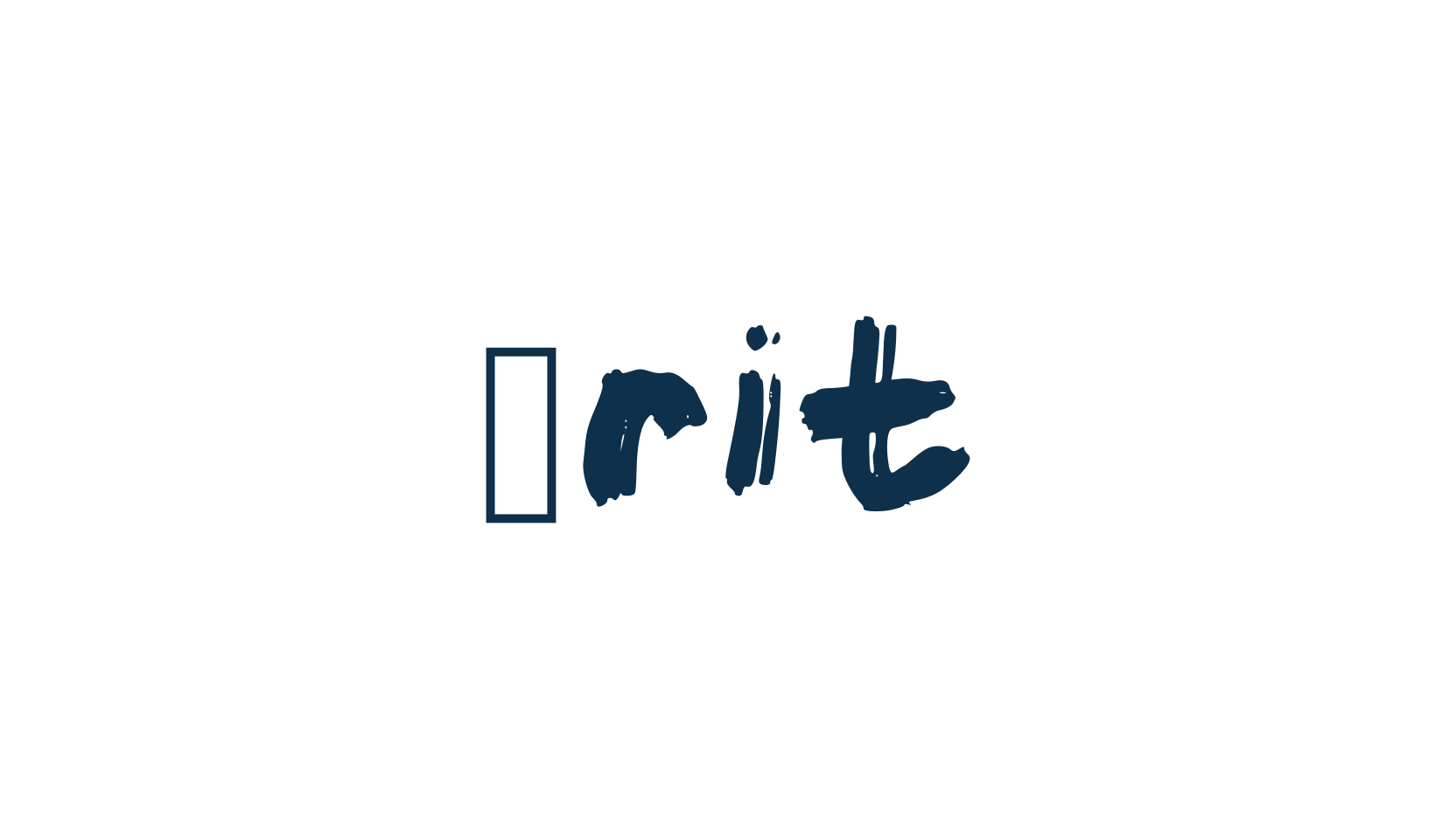 Grit, trash font preview