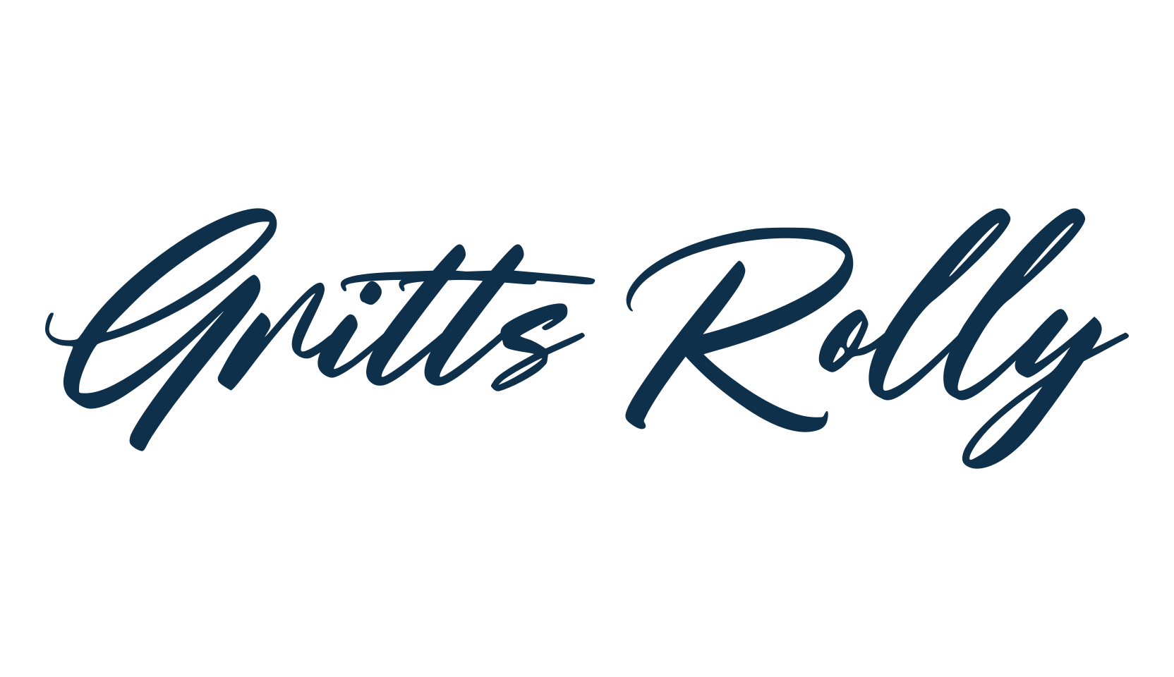 Gritts Rolly, script calligraphy fancy decorative font preview