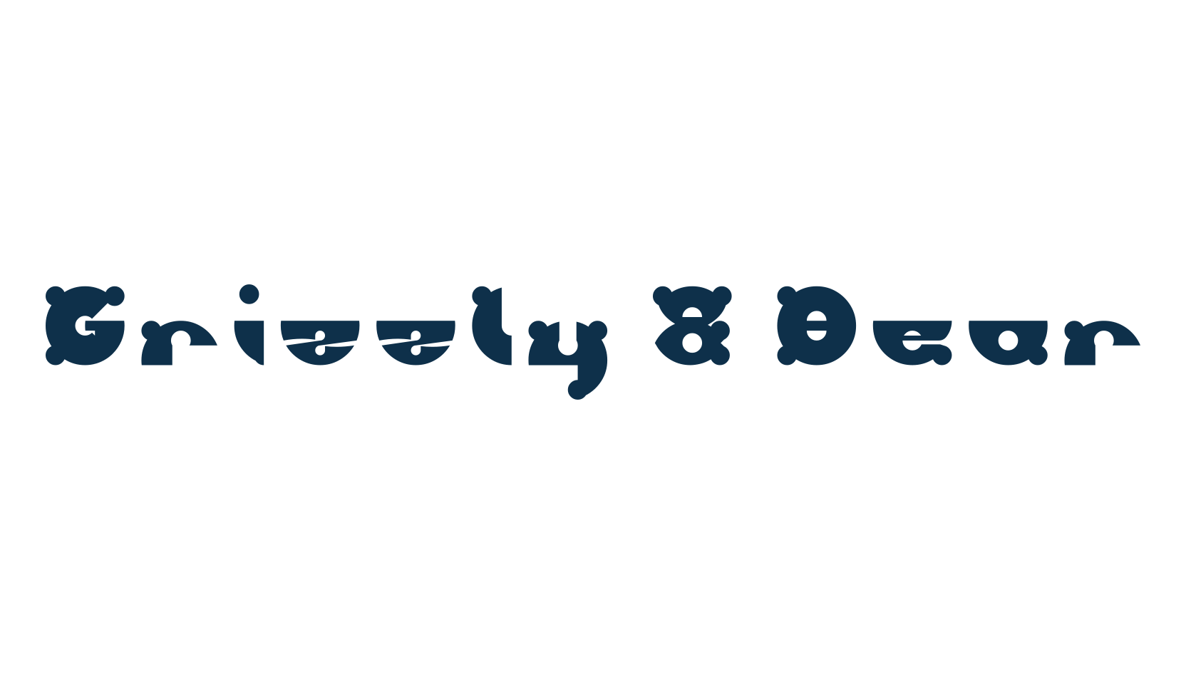 Grizzly & Bear, fancy various decorative font preview
