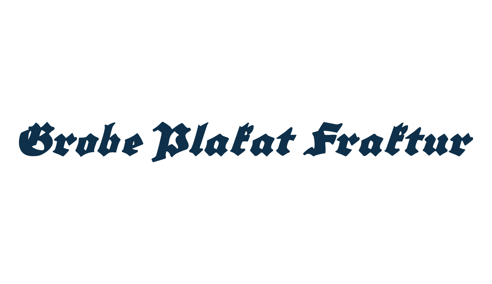 Grobe Plakat Fraktur, gothic medieval font preview