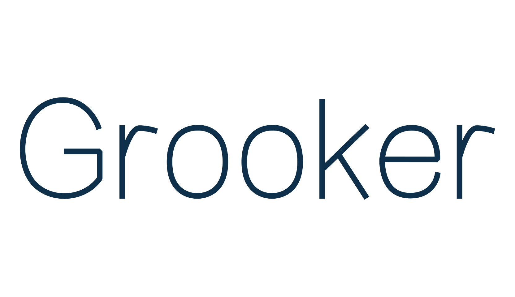 Grooker, sans serif font preview