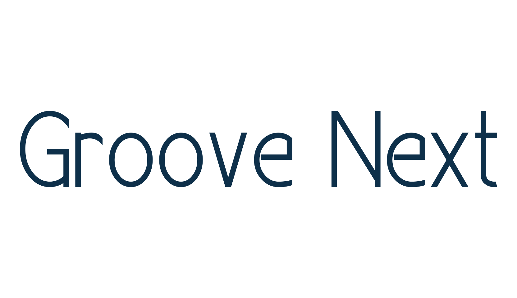 Groove Next, sans serif font preview