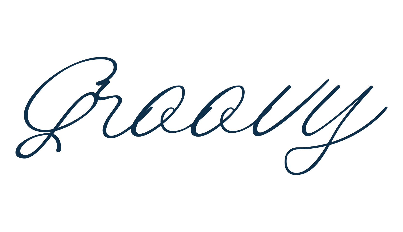 Groovy (groovy-2), fancy decorative font preview