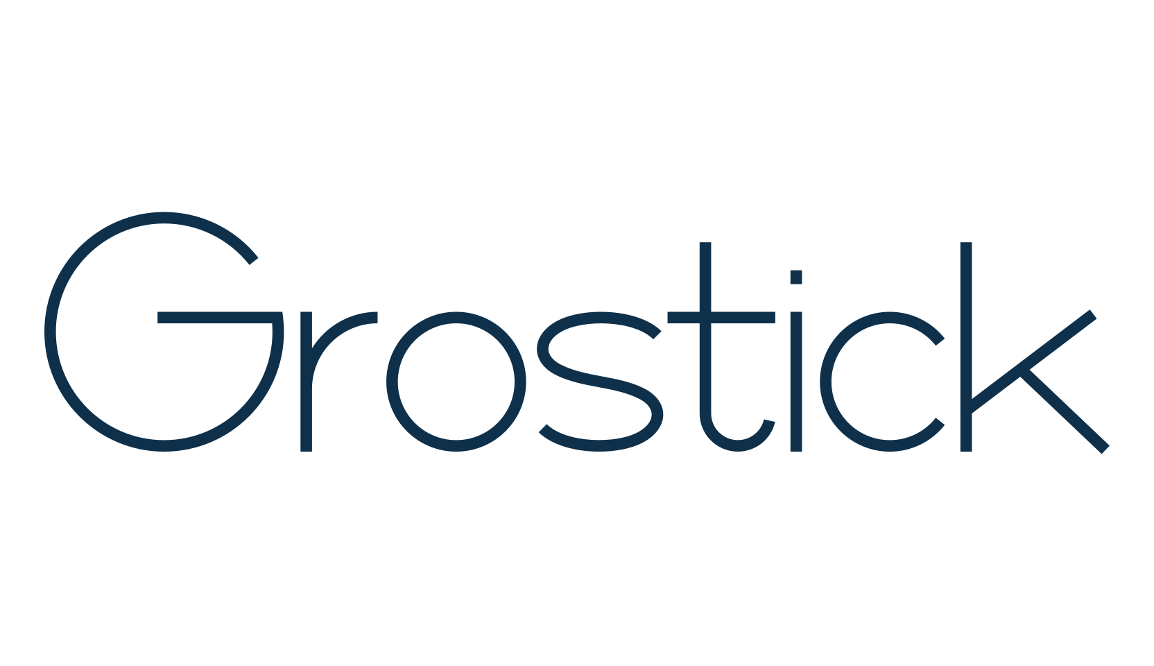 Grostick, basic sans serif font preview
