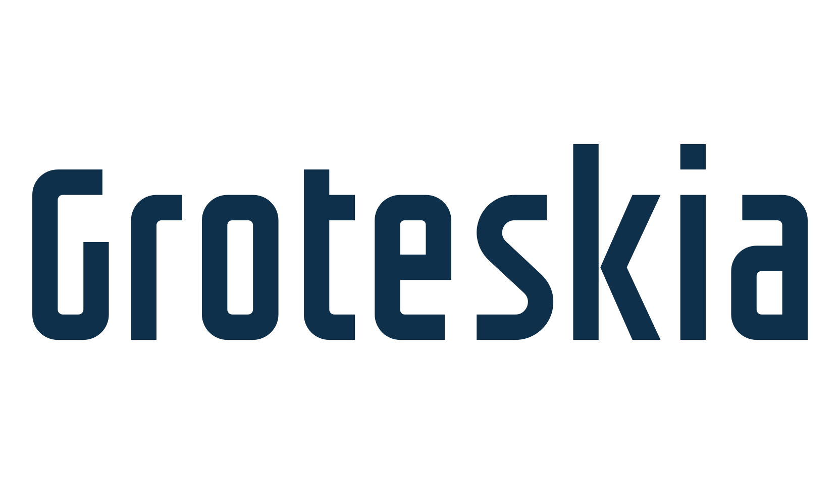 Groteskia, sans serif font preview