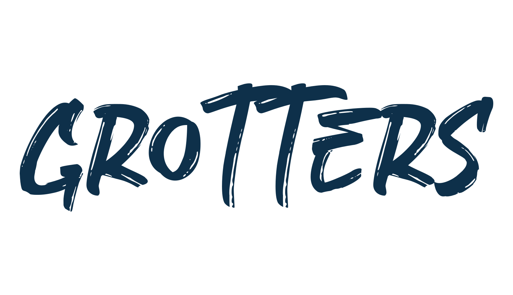 Grotters, script brush fancy decorative calligraphy font preview