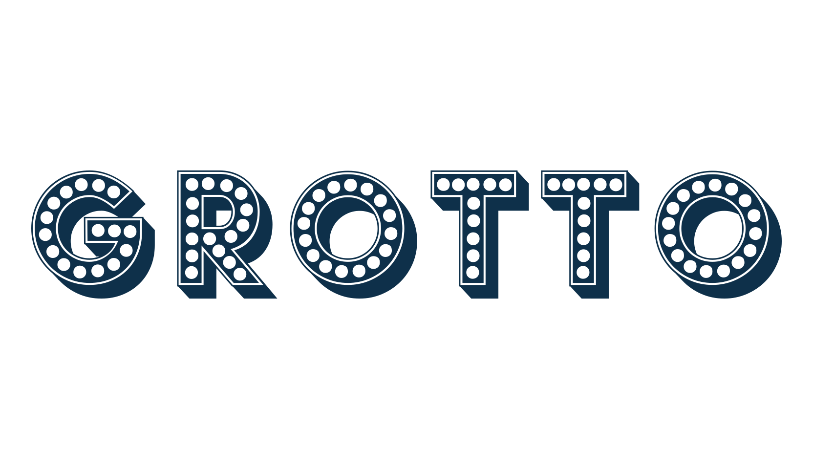 Grotto (grotto-2), retro font preview