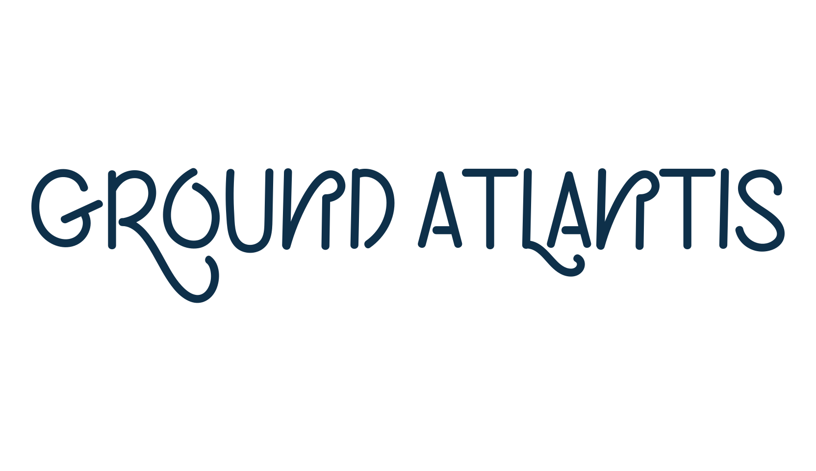 Ground Atlantis, fancy various decorative font preview