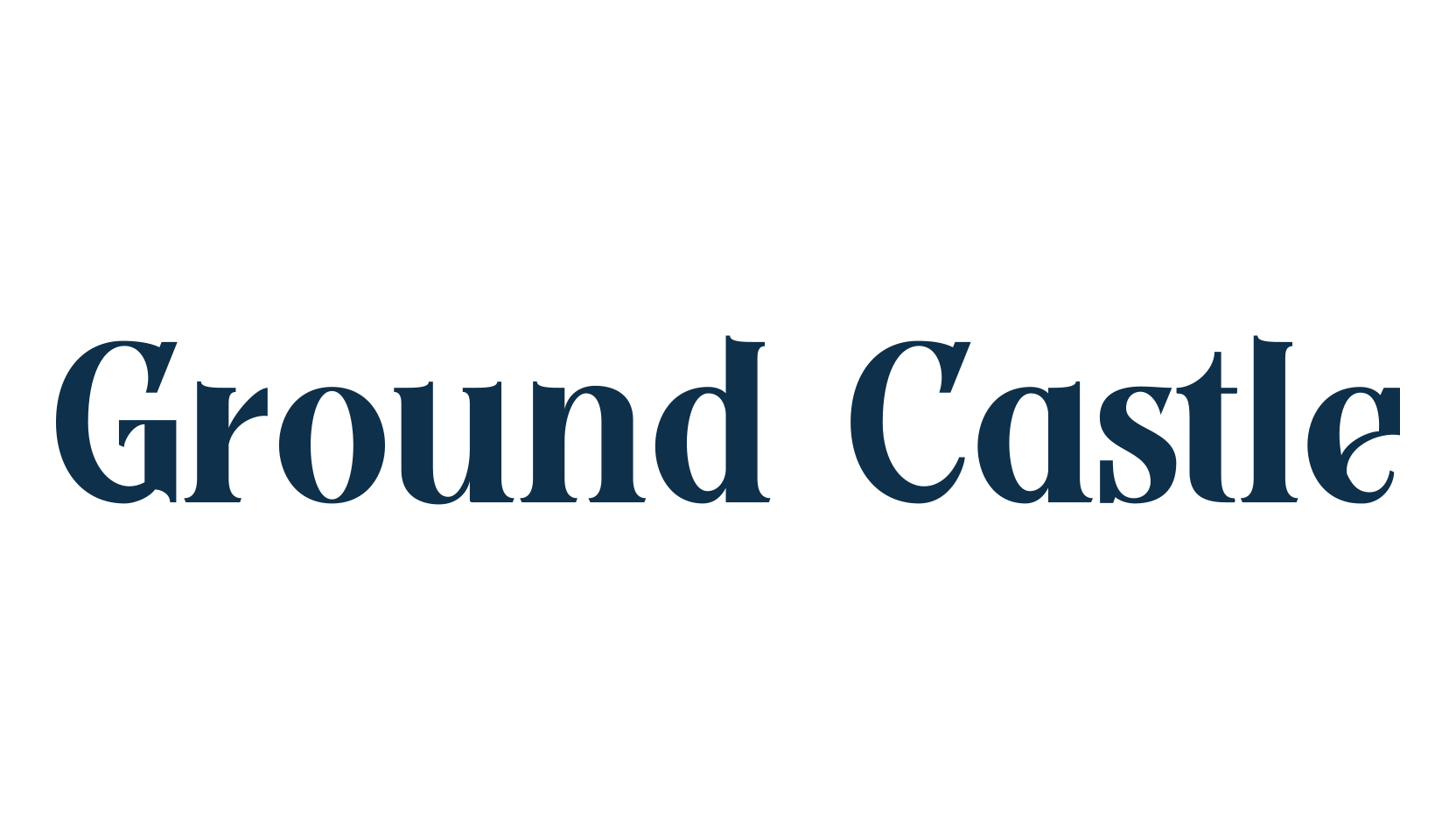 Ground Castle, serif font preview