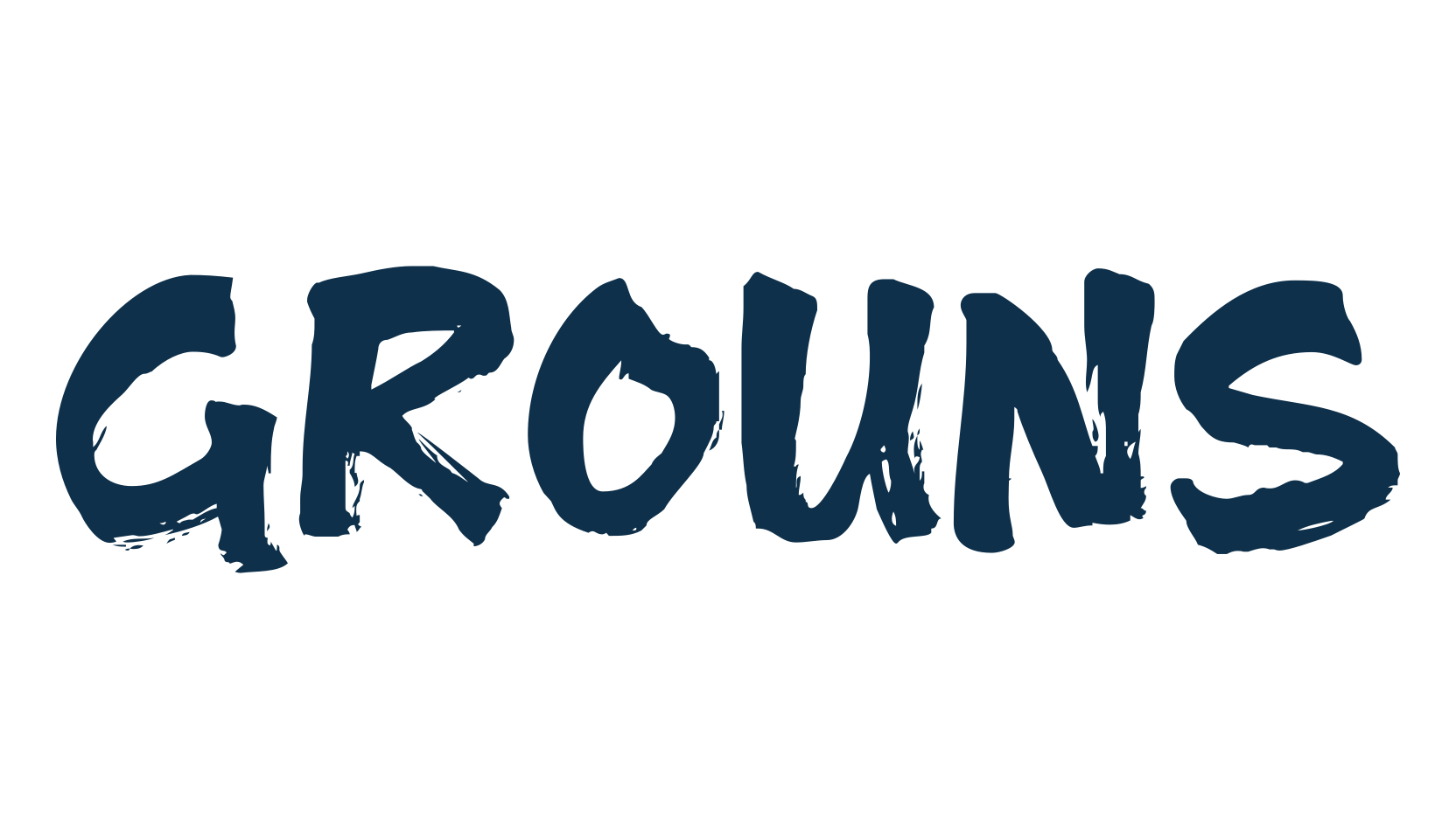 Grouns, script brush fancy decorative calligraphy font preview