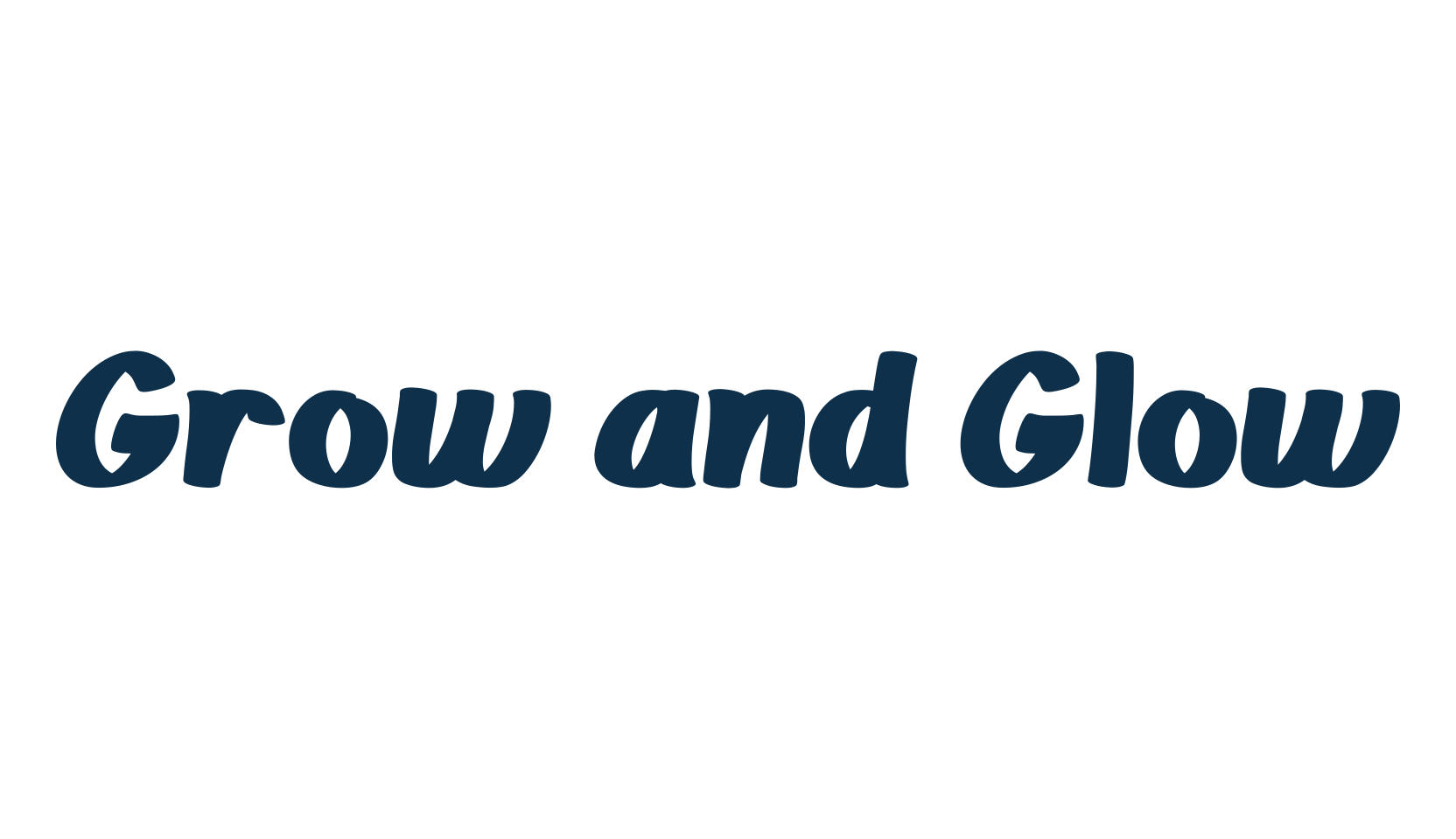 Grow and Glow, various font preview