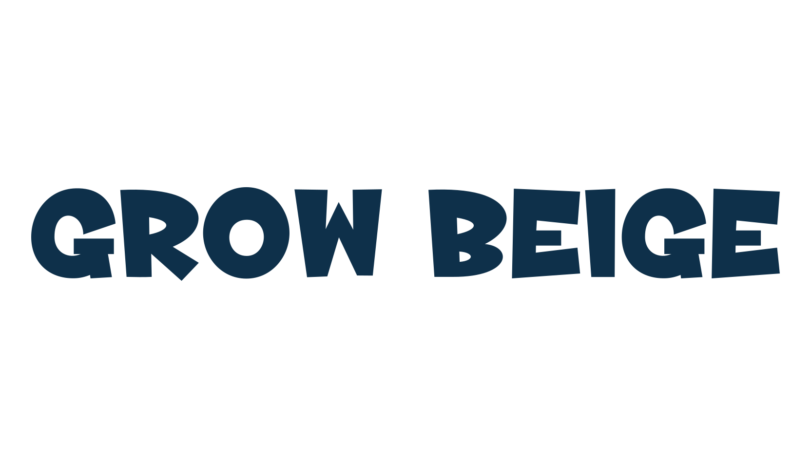 Grow Beige, fancy cartoon decorative font preview