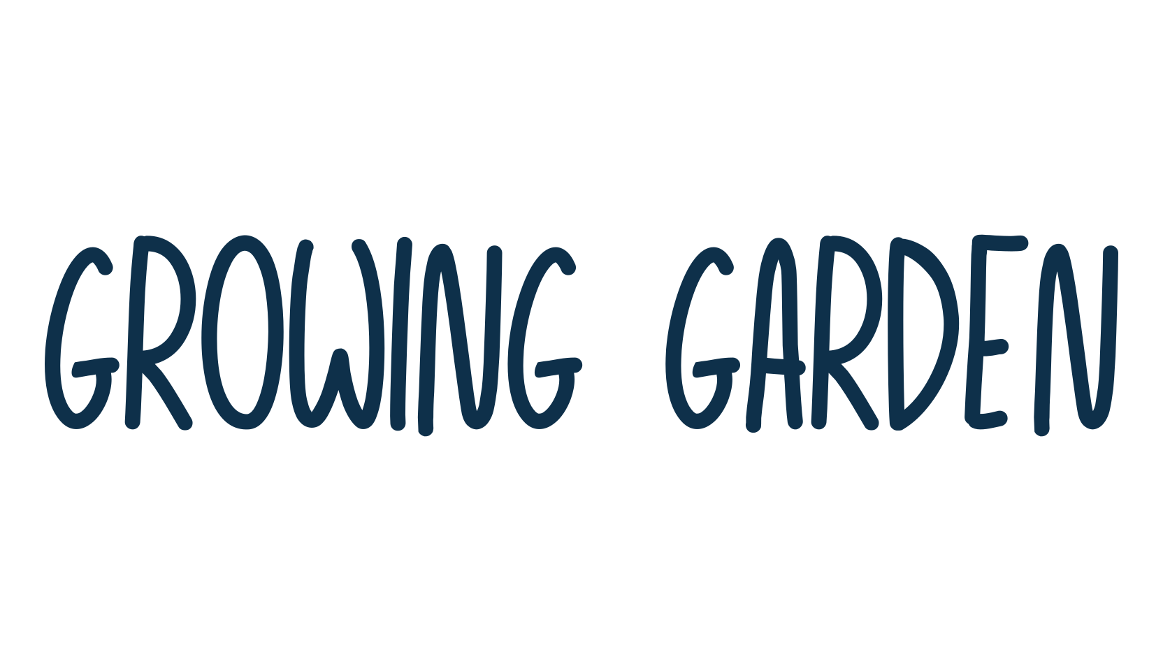 Growing Garden, script handwritten fancy decorative calligraphy font preview