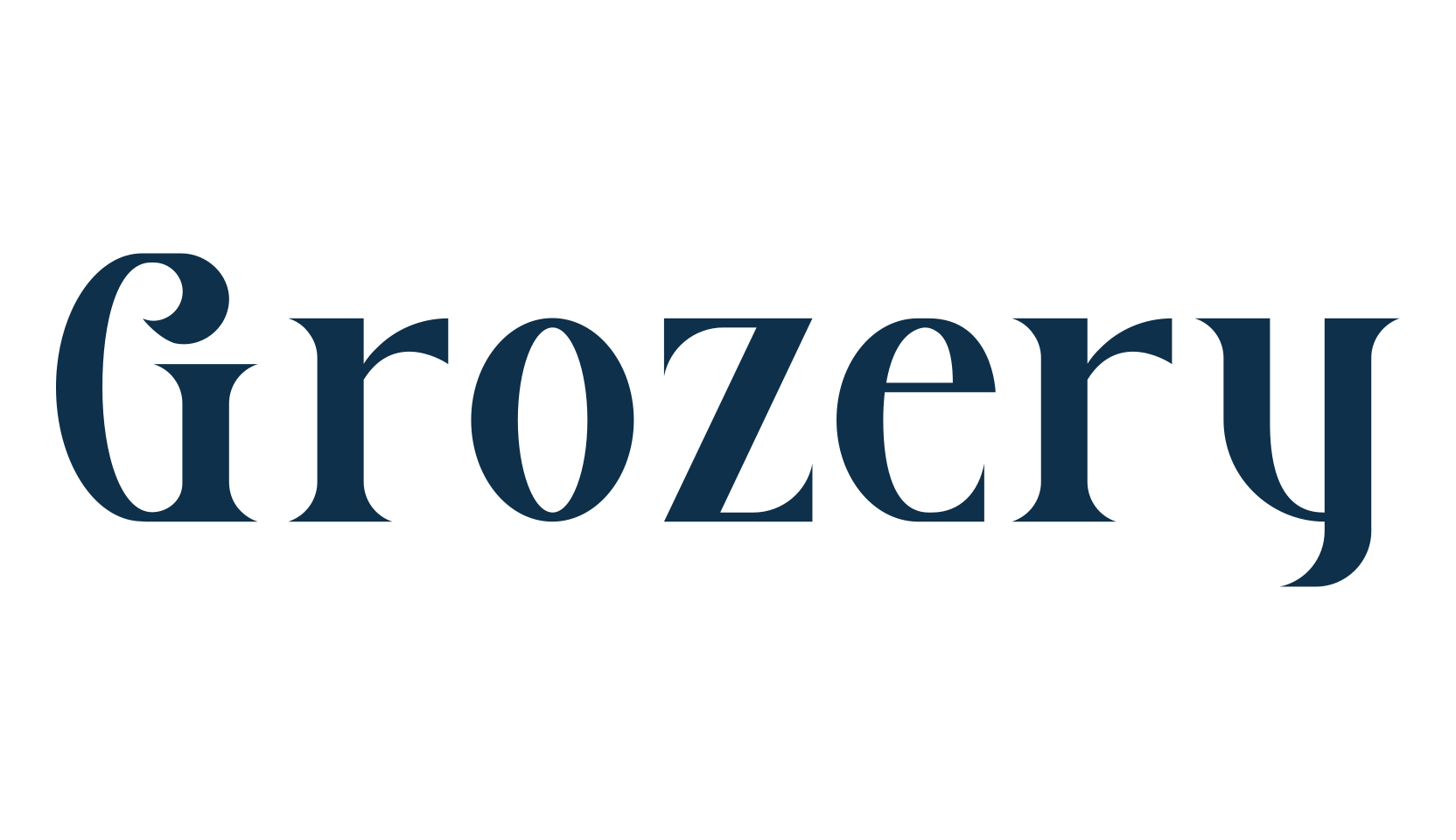 Grozery, serif font preview