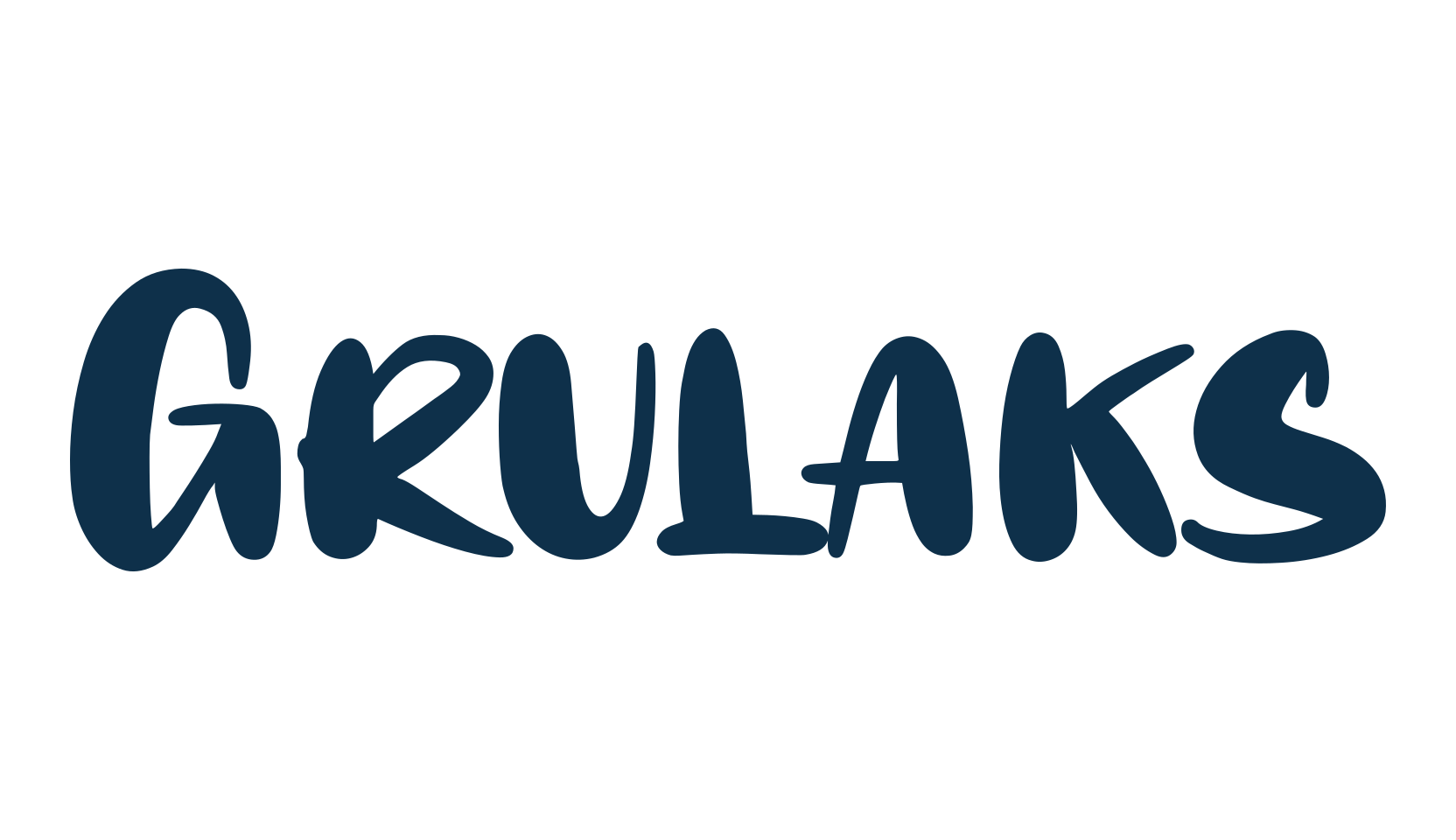 Grulaks, fancy decorative font preview