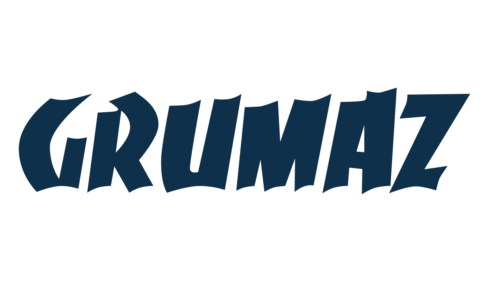Grumaz, fancy cartoon decorative comic font preview