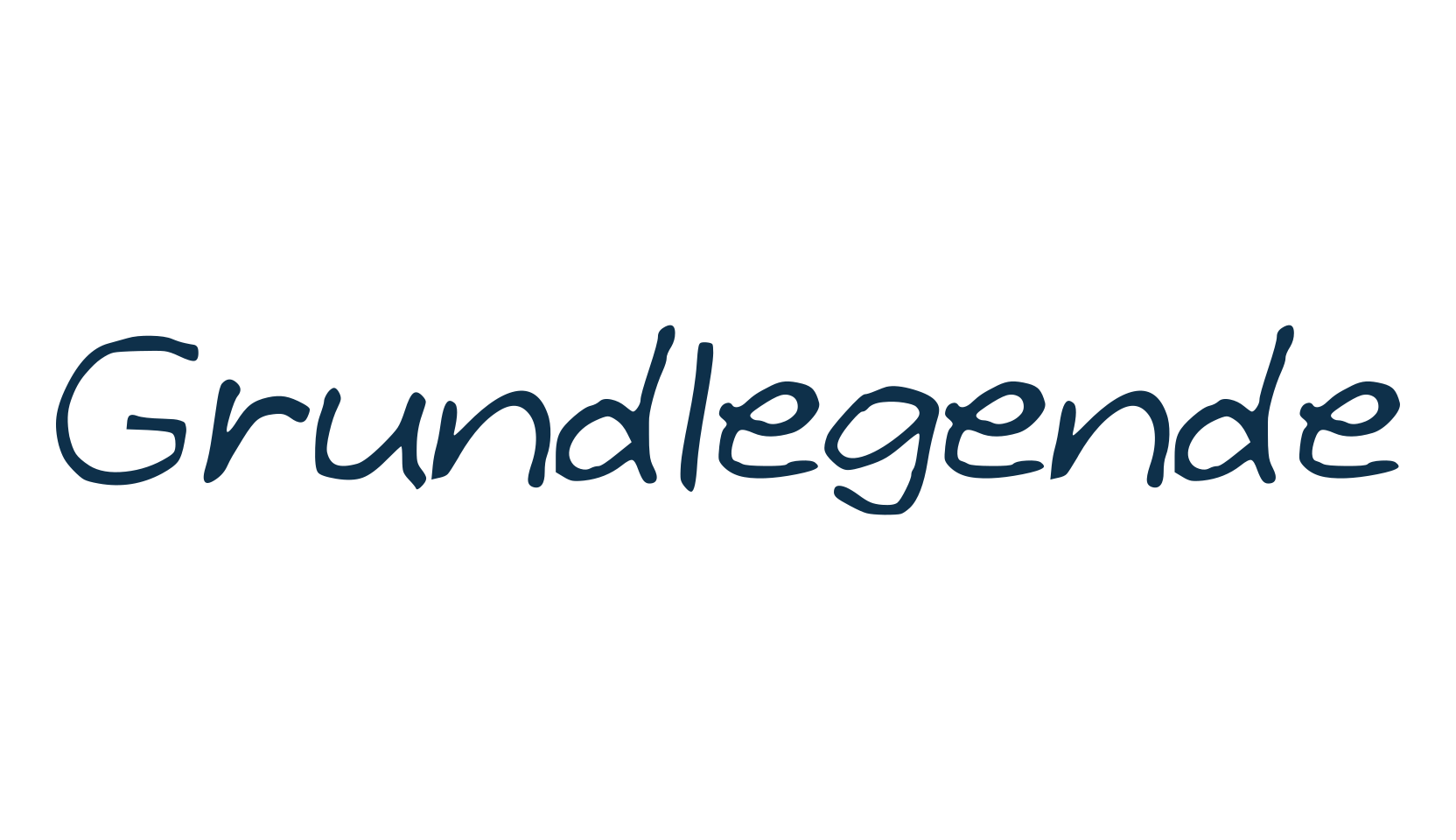Grundlegende, handwriting font preview