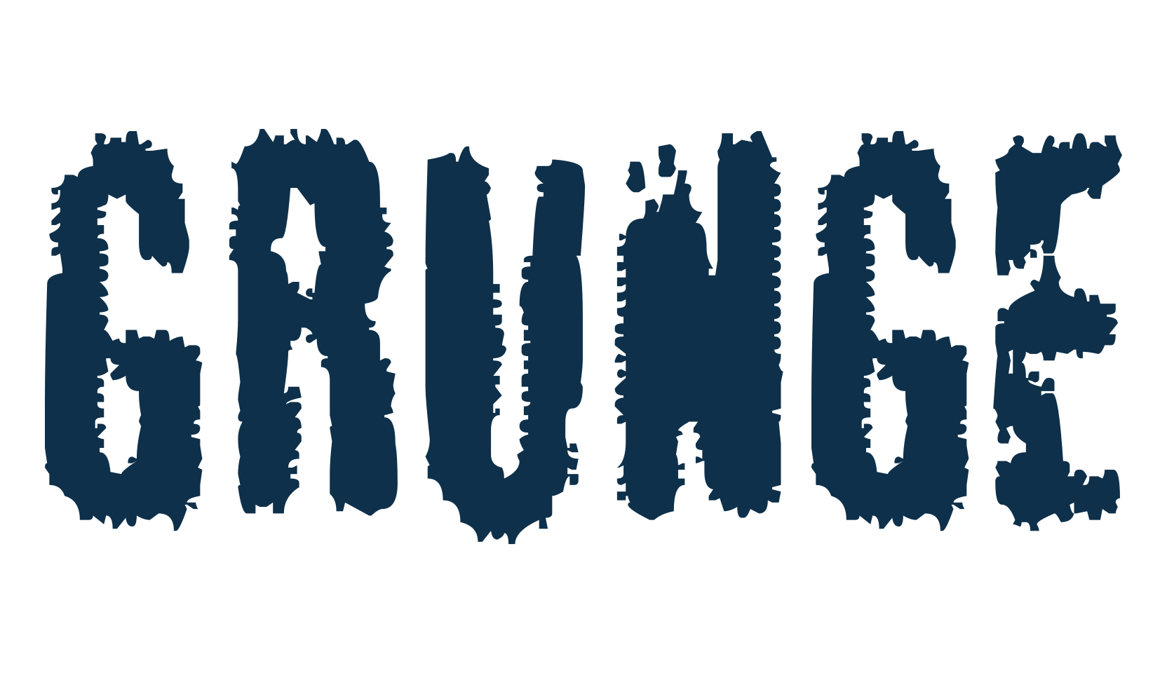 Grunge (grunge-2), destroy font preview