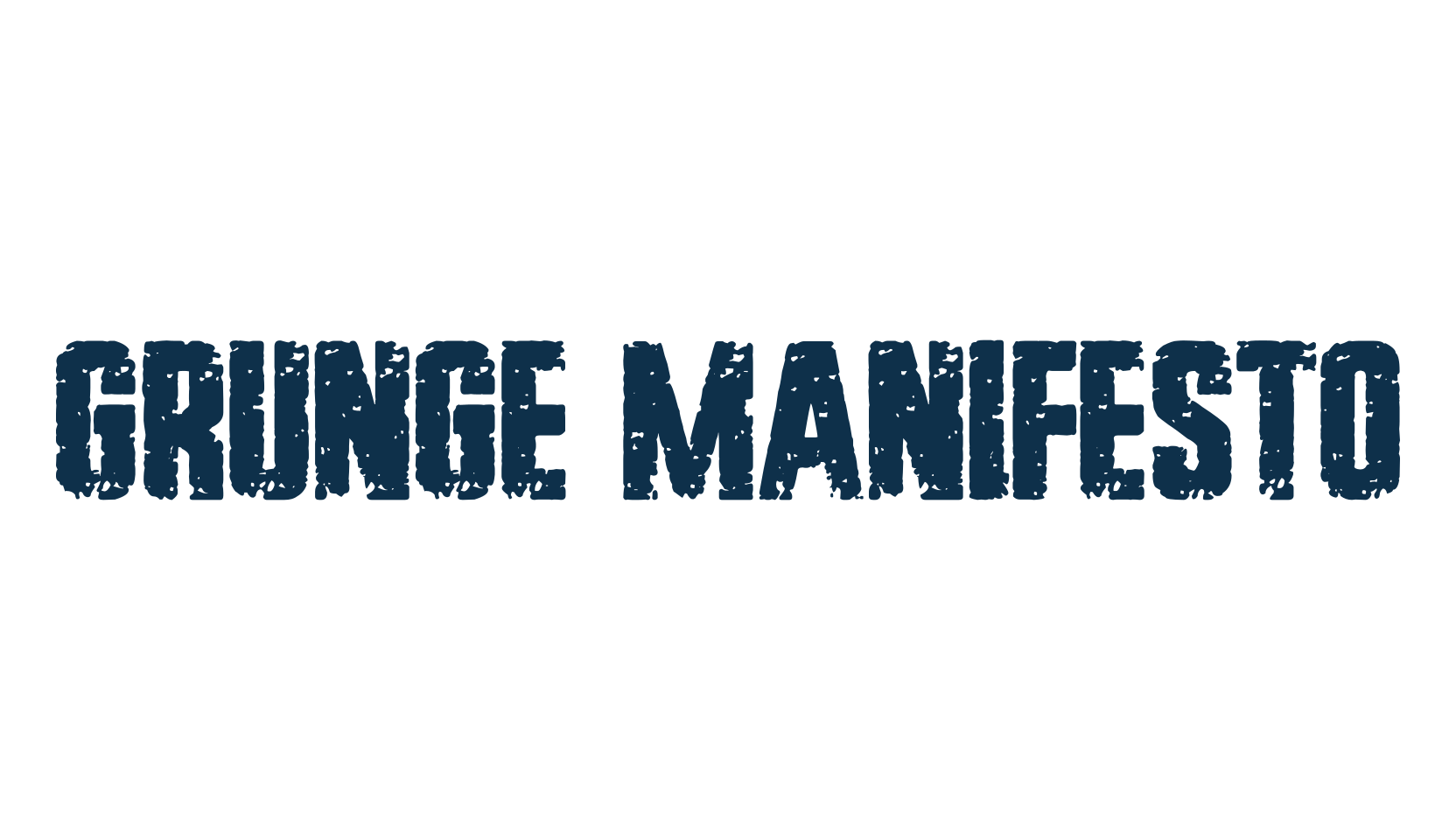 Grunge Manifesto, fancy eroded decorative font preview