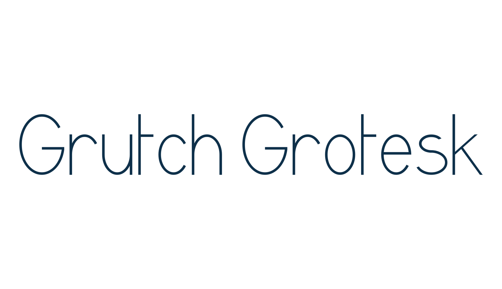 Grutch Grotesk, basic sans serif font preview