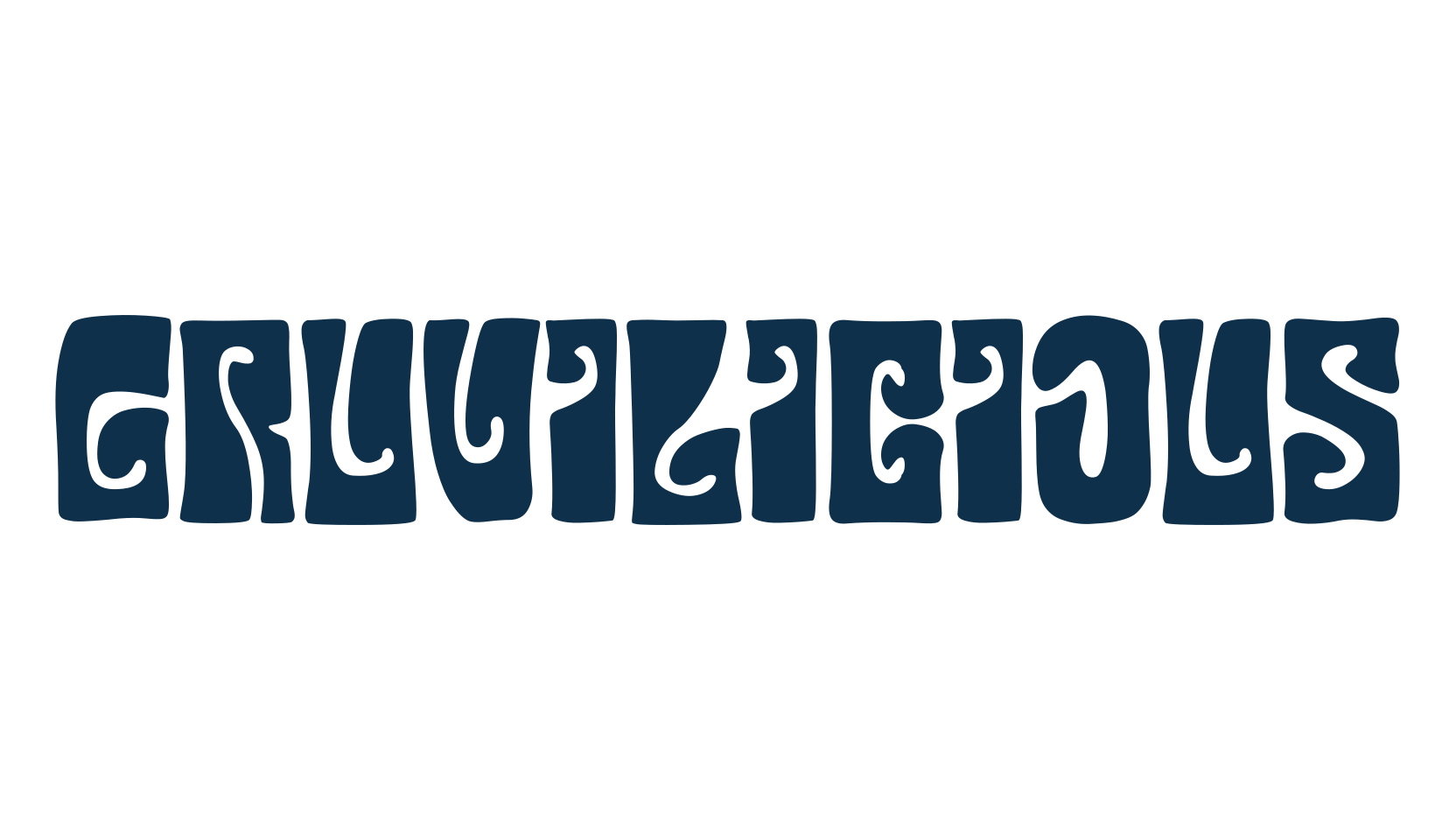 Gruvilicious, fancy groovy decorative font preview