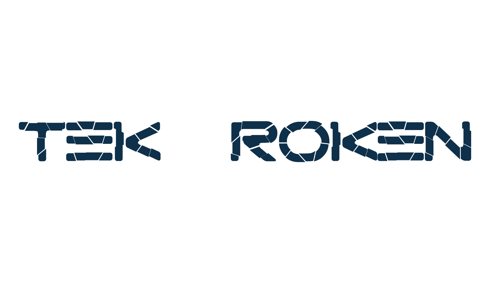 Gtek Broken, distorted font preview