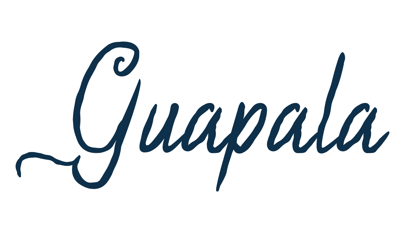 Guapala, fancy decorative font preview