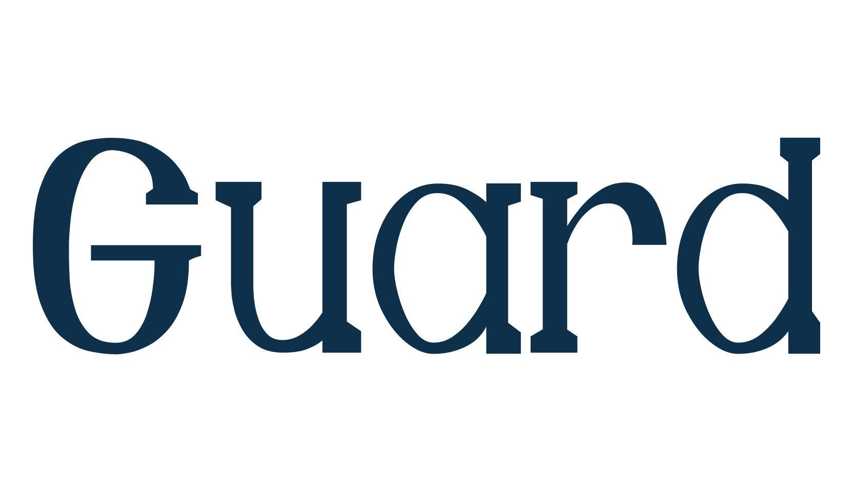 Guard, fancy various decorative font preview