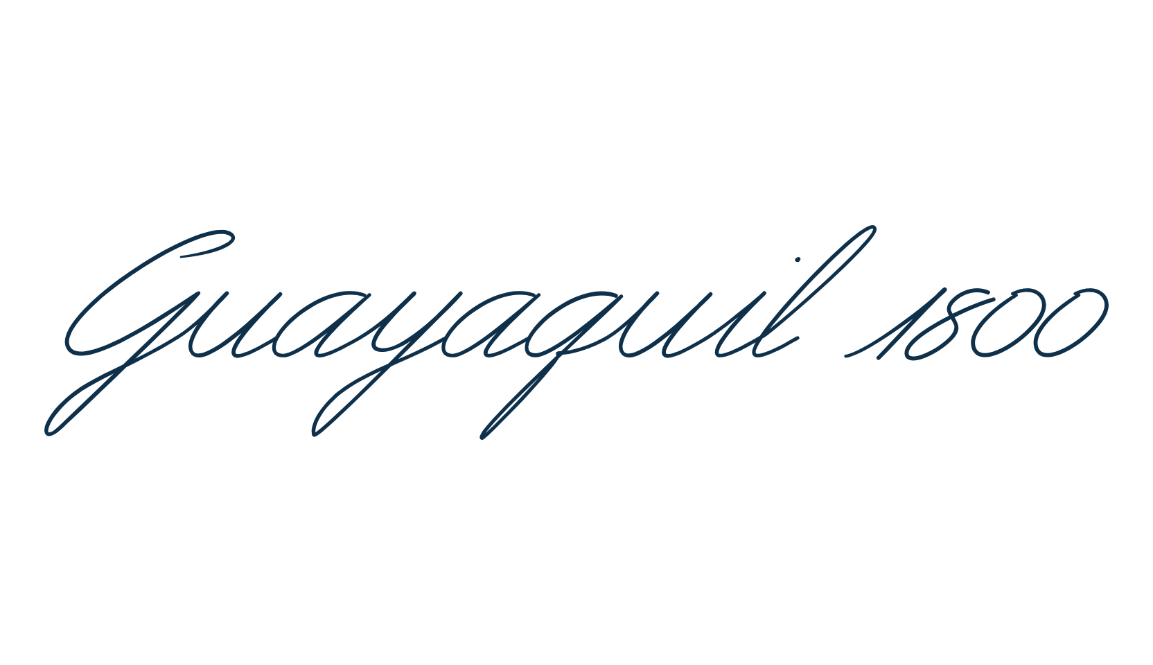 Guayaquil 1800, script handwritten fancy decorative calligraphy font preview