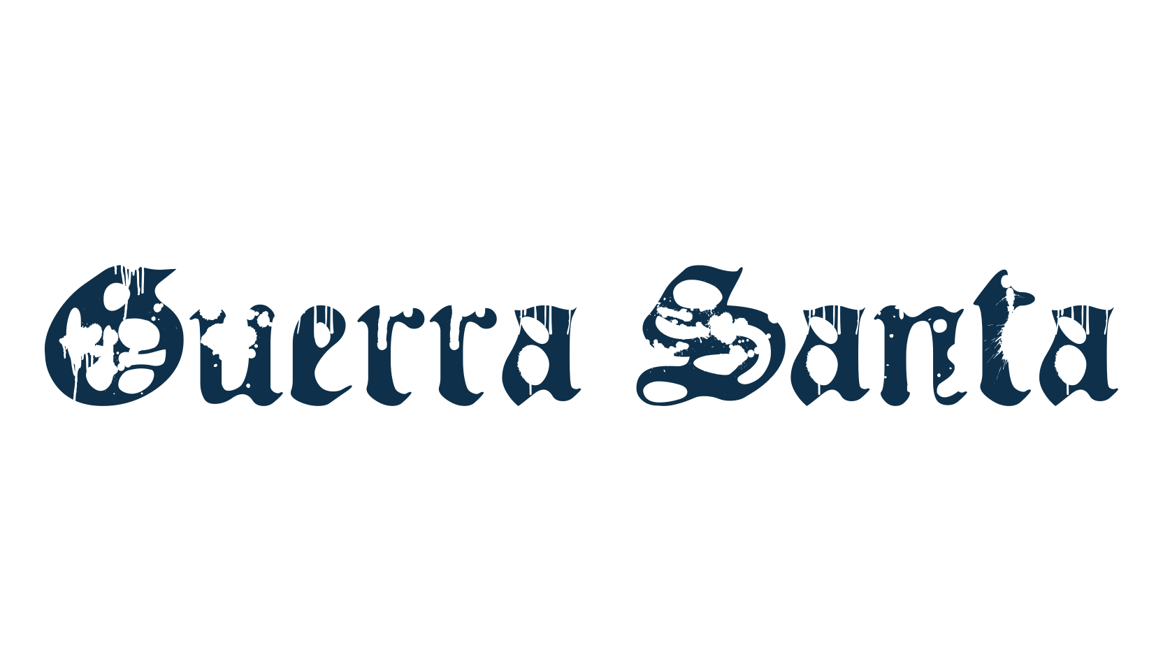 Guerra Santa, medieval font preview