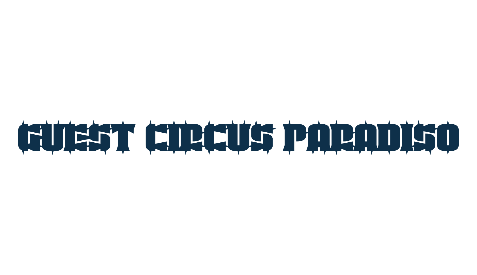 Guest Circus Paradiso, gothic modern font preview