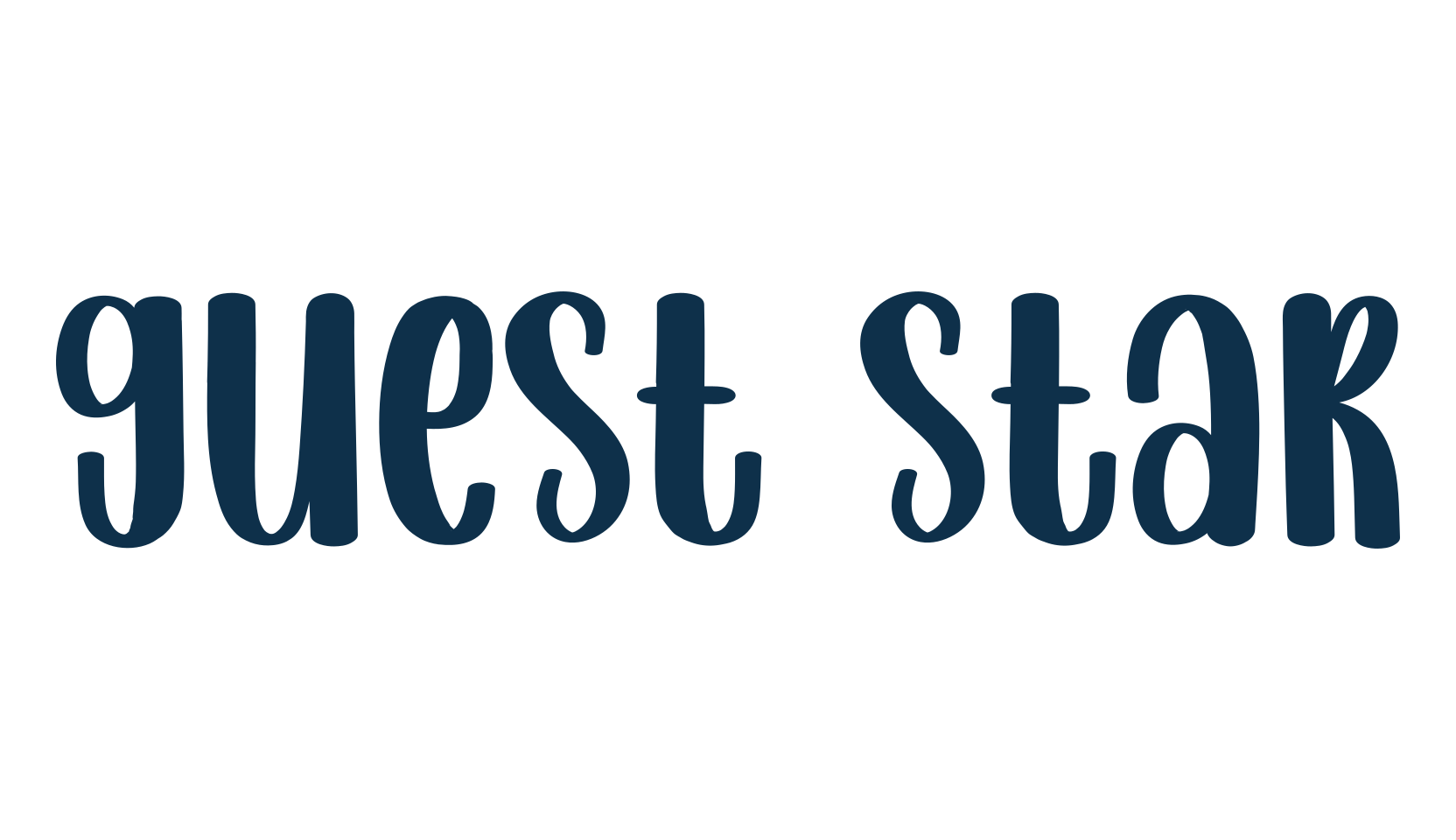 Guest Star (guest-star-2), fancy decorative font preview