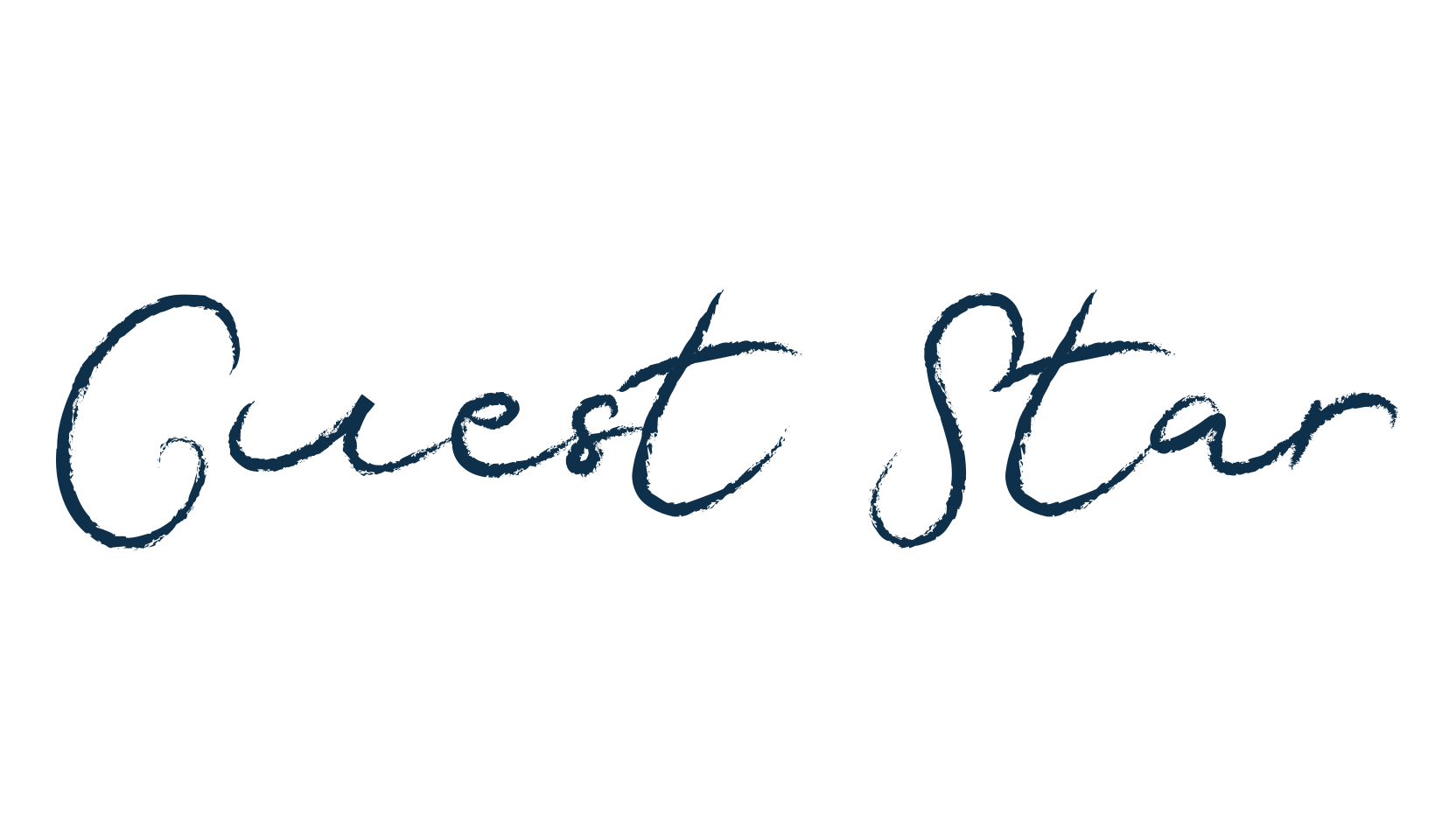 Guest Star, script brush fancy decorative calligraphy font preview
