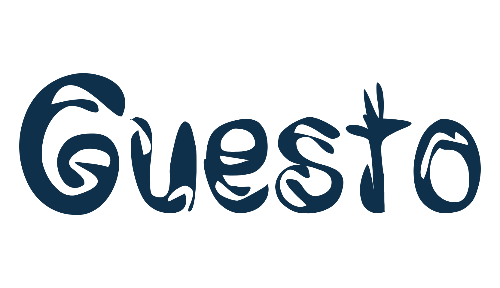 Guesto, various font preview