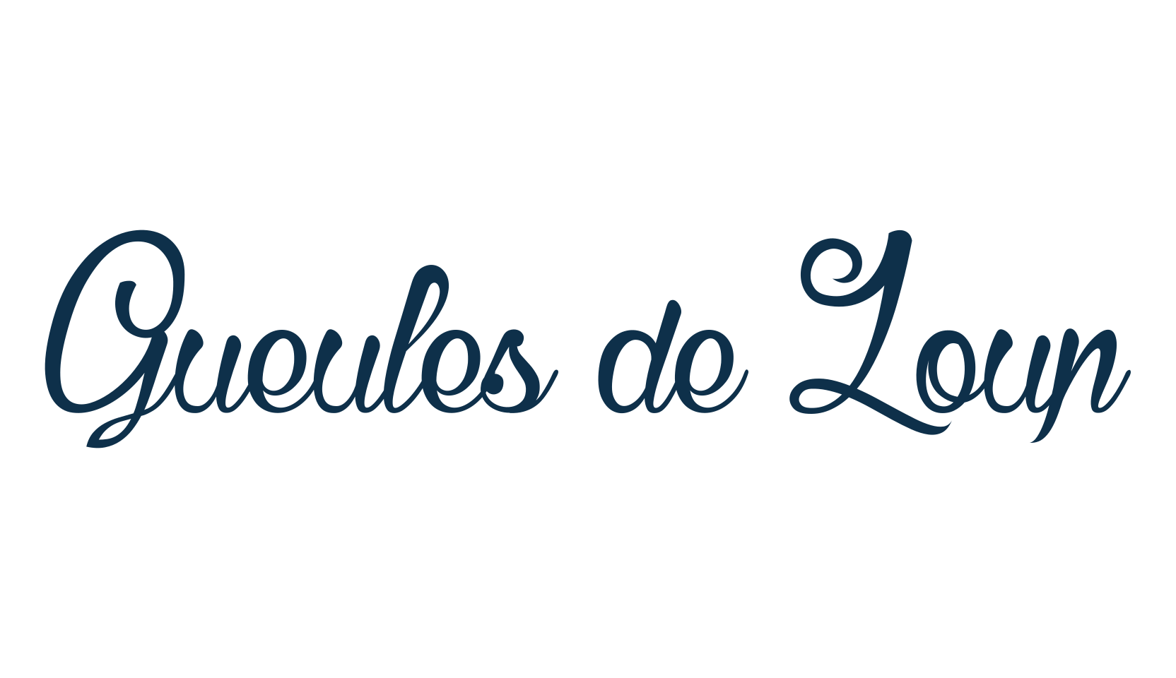 Gueules de Loup, fancy decorative font preview