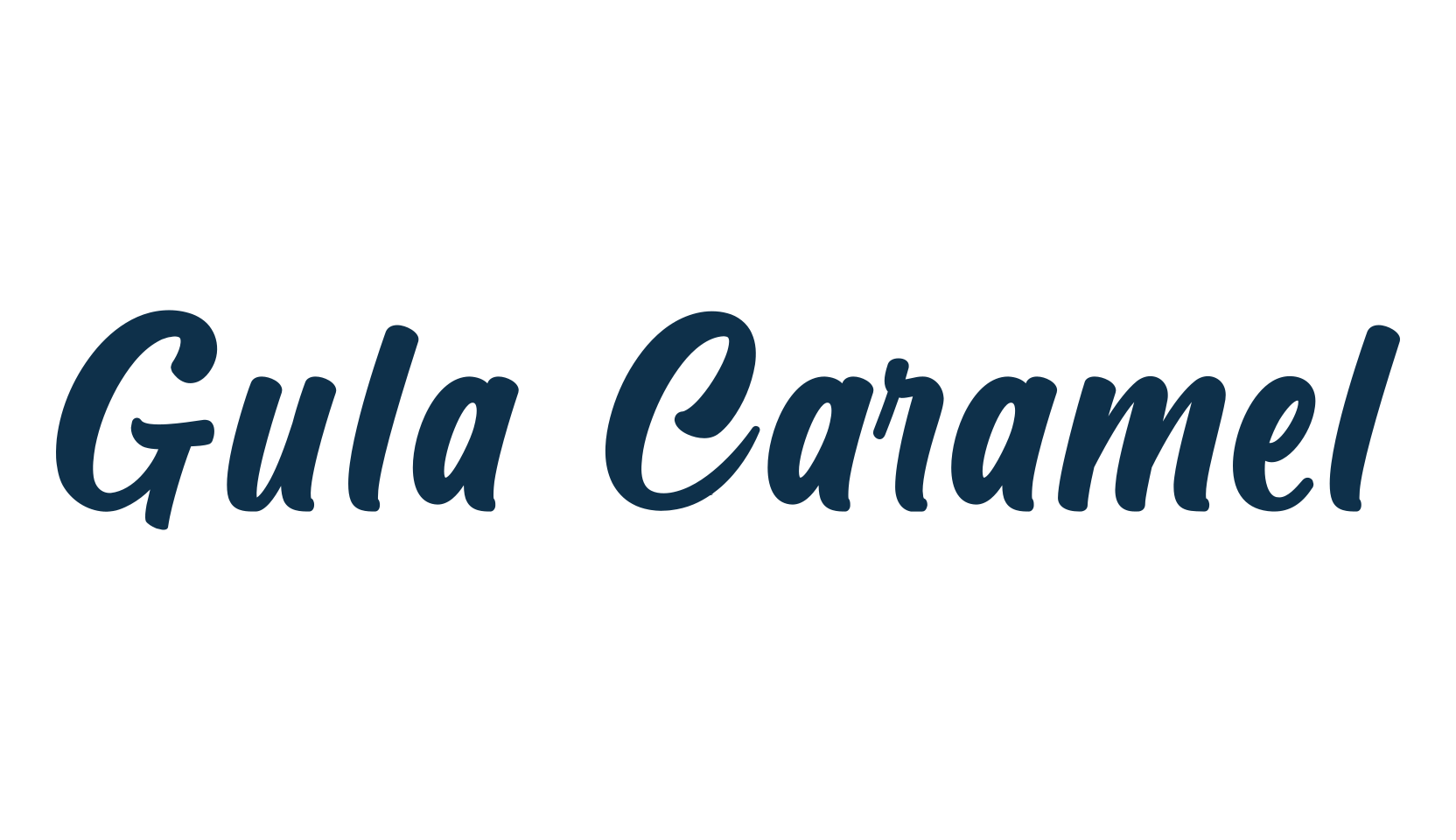 Gula Caramel, fancy decorative font preview