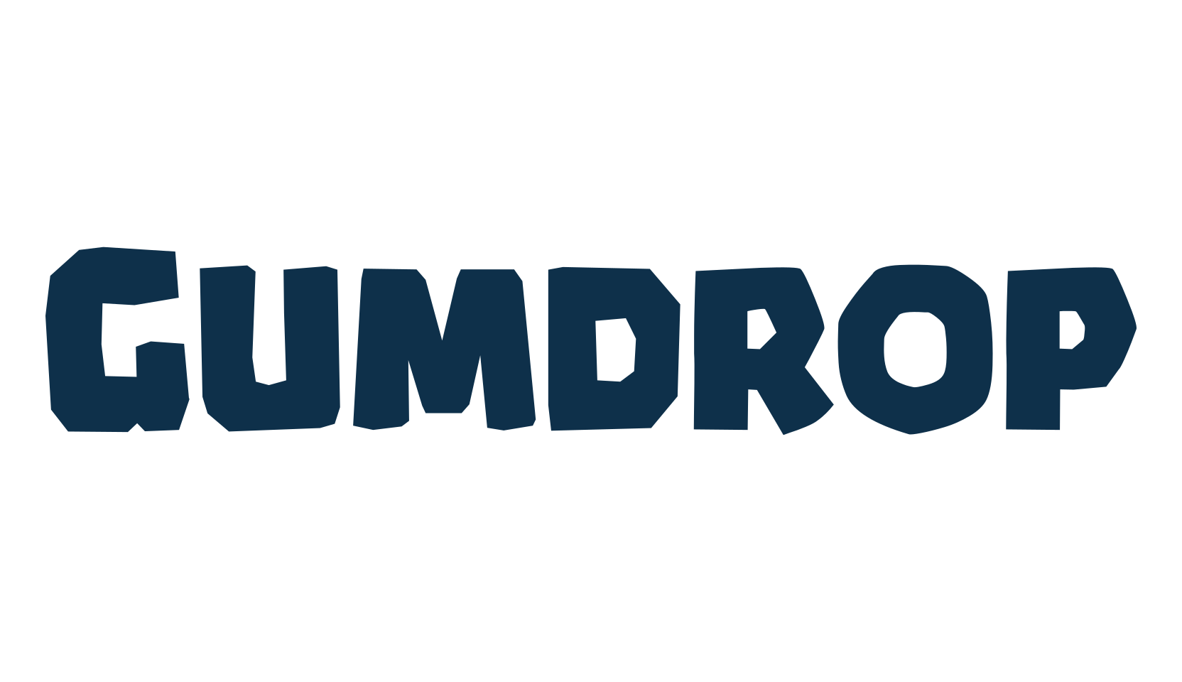 Gumdrop, cartoon font preview