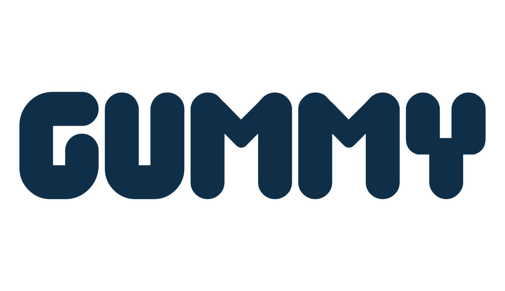 Gummy, groovy font preview