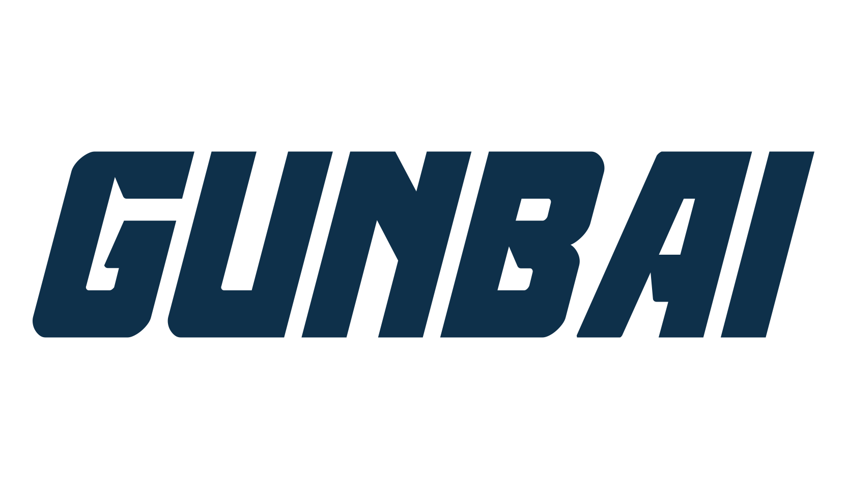 Gunbai, sci-fi font preview