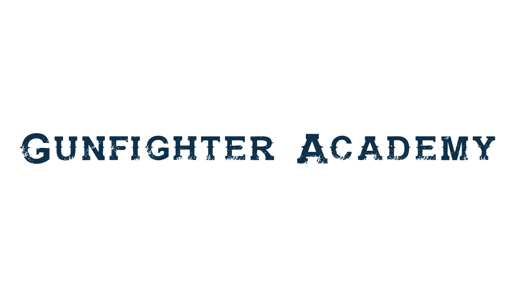 Gunfighter Academy, western font preview