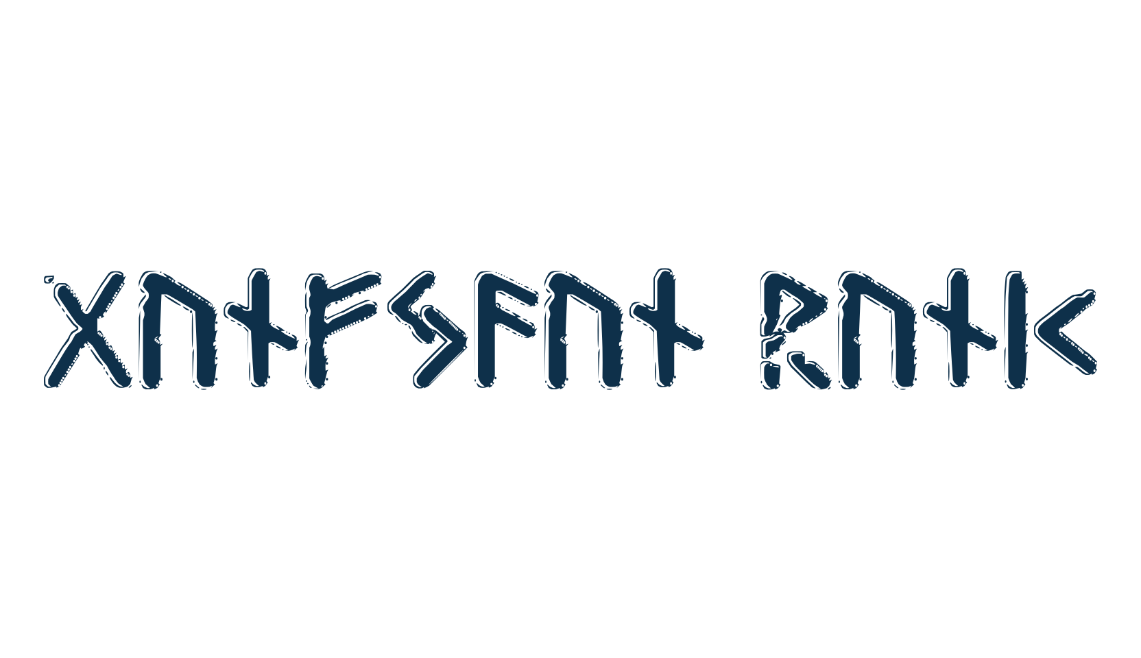 Gunfjaun Runic, display market font preview