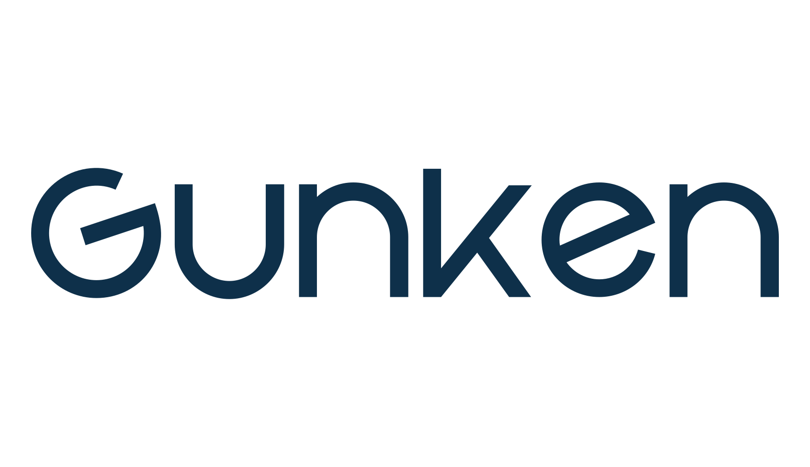Gunken, sans serif font preview