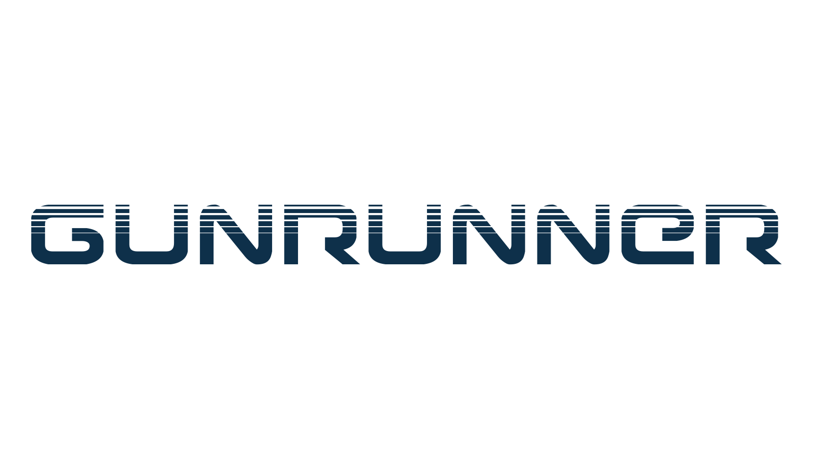 Gunrunner, techno sci-fi font preview