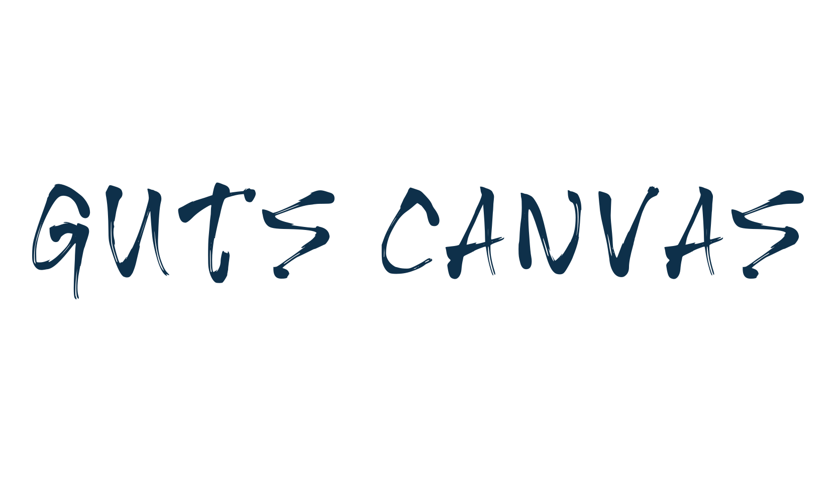 Guts Canvas, brush font preview