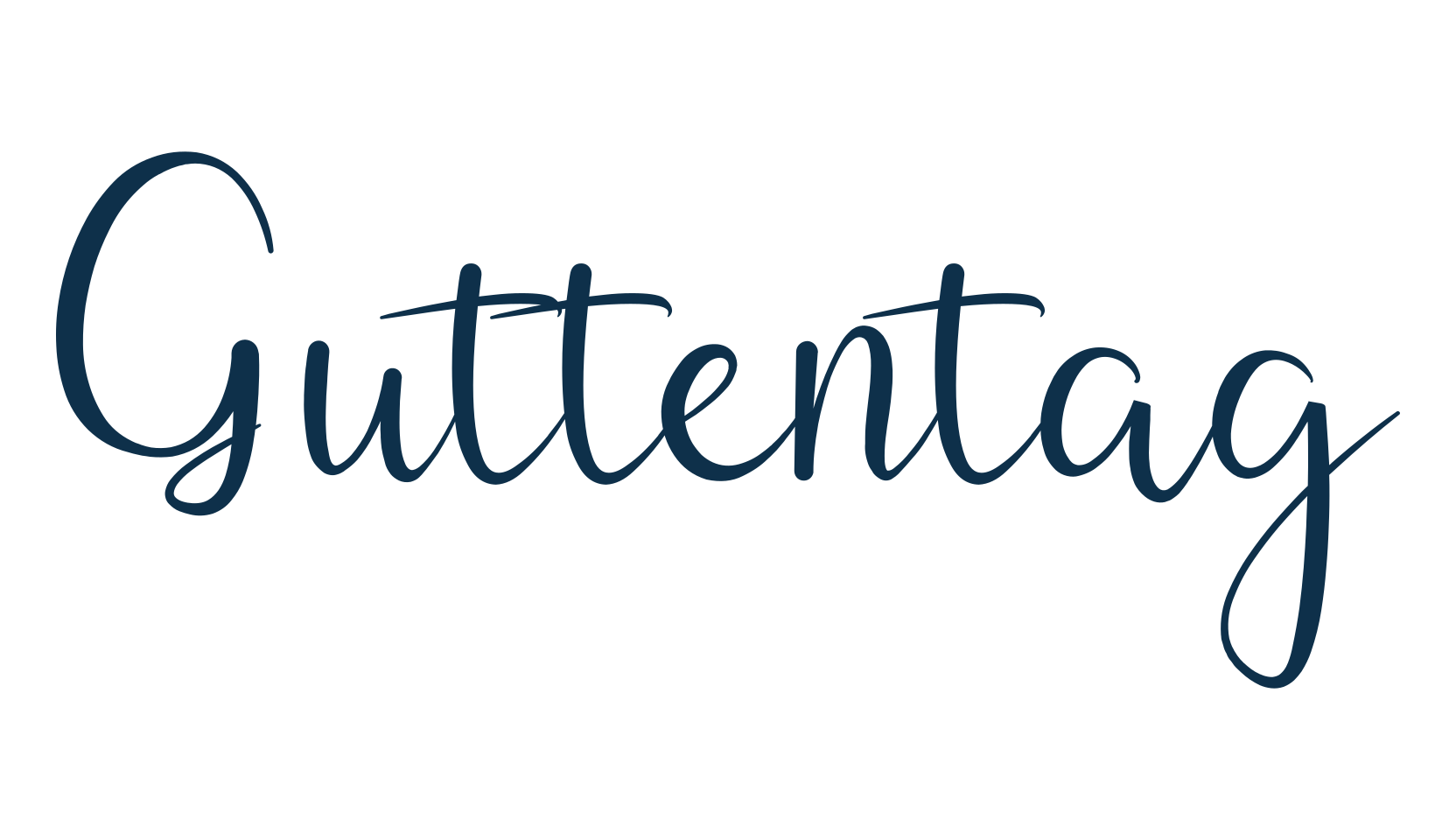 Guttentag, script calligraphy fancy decorative font preview