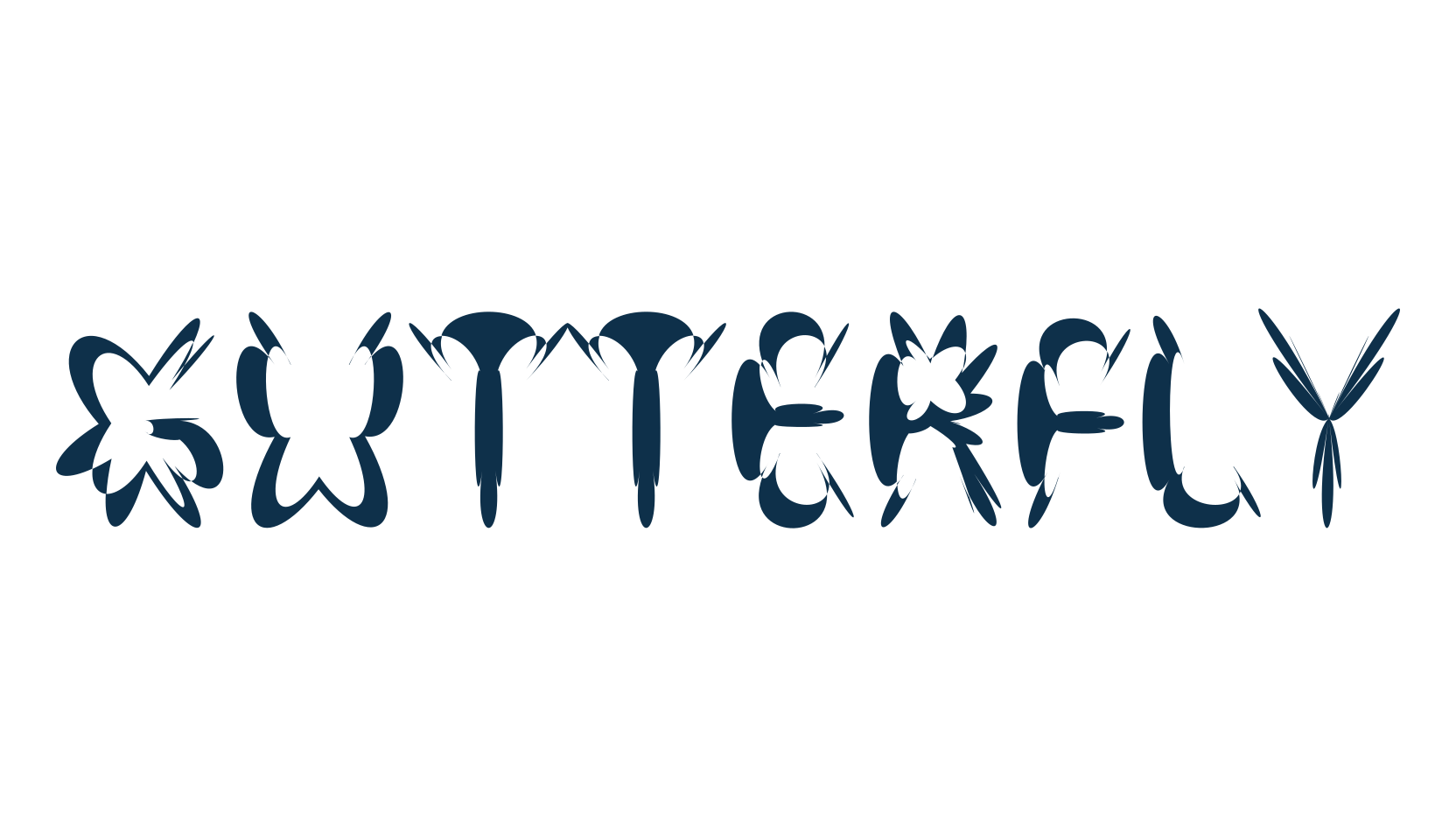 Gutterfly, fancy decorative font preview