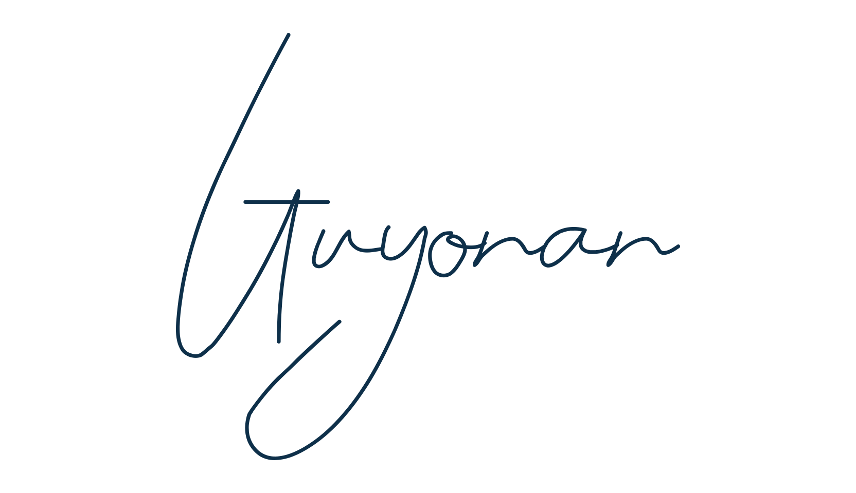 Guyonan, handwriting font preview