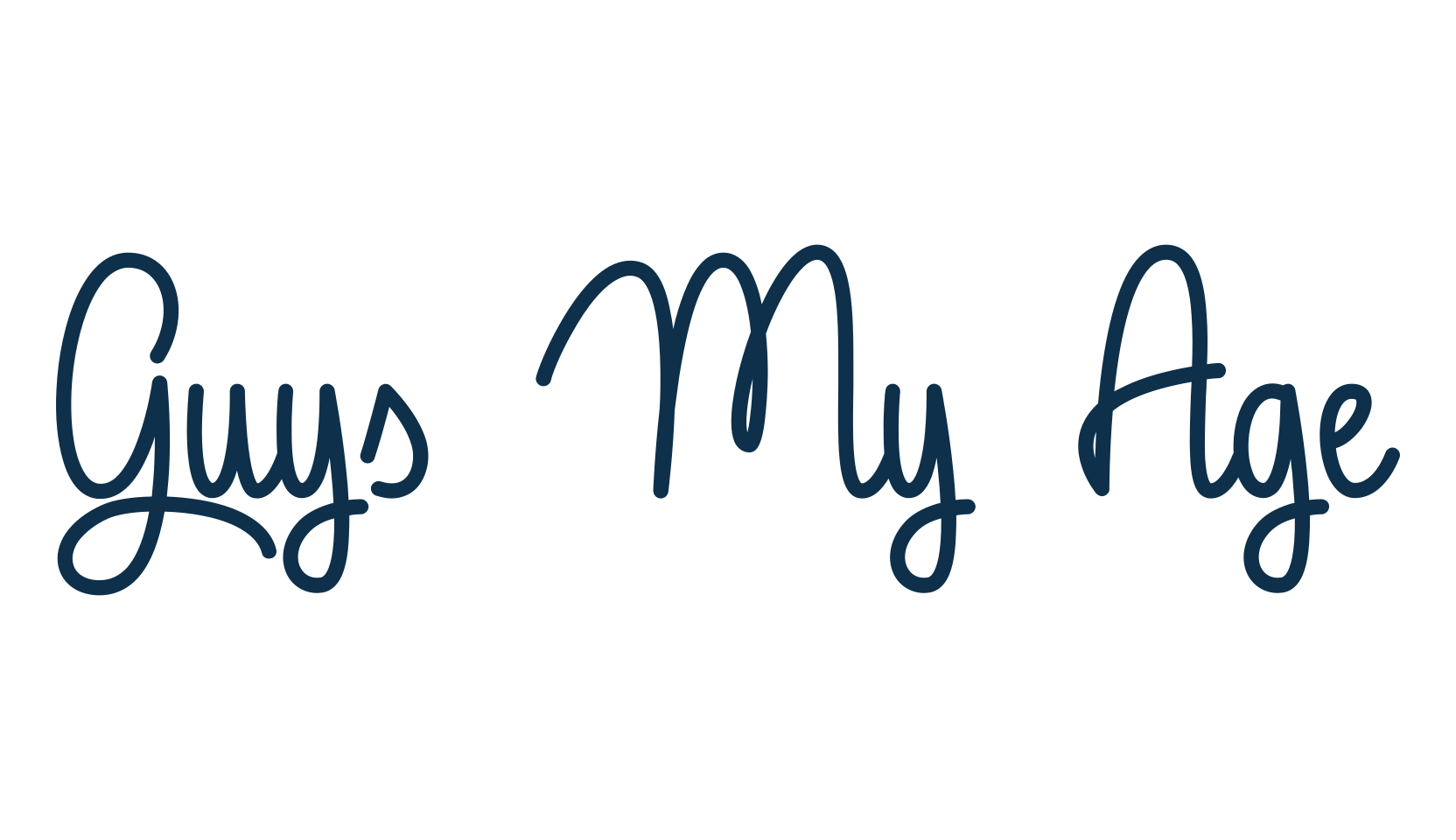 Guys My Age, script handwritten fancy decorative calligraphy font preview