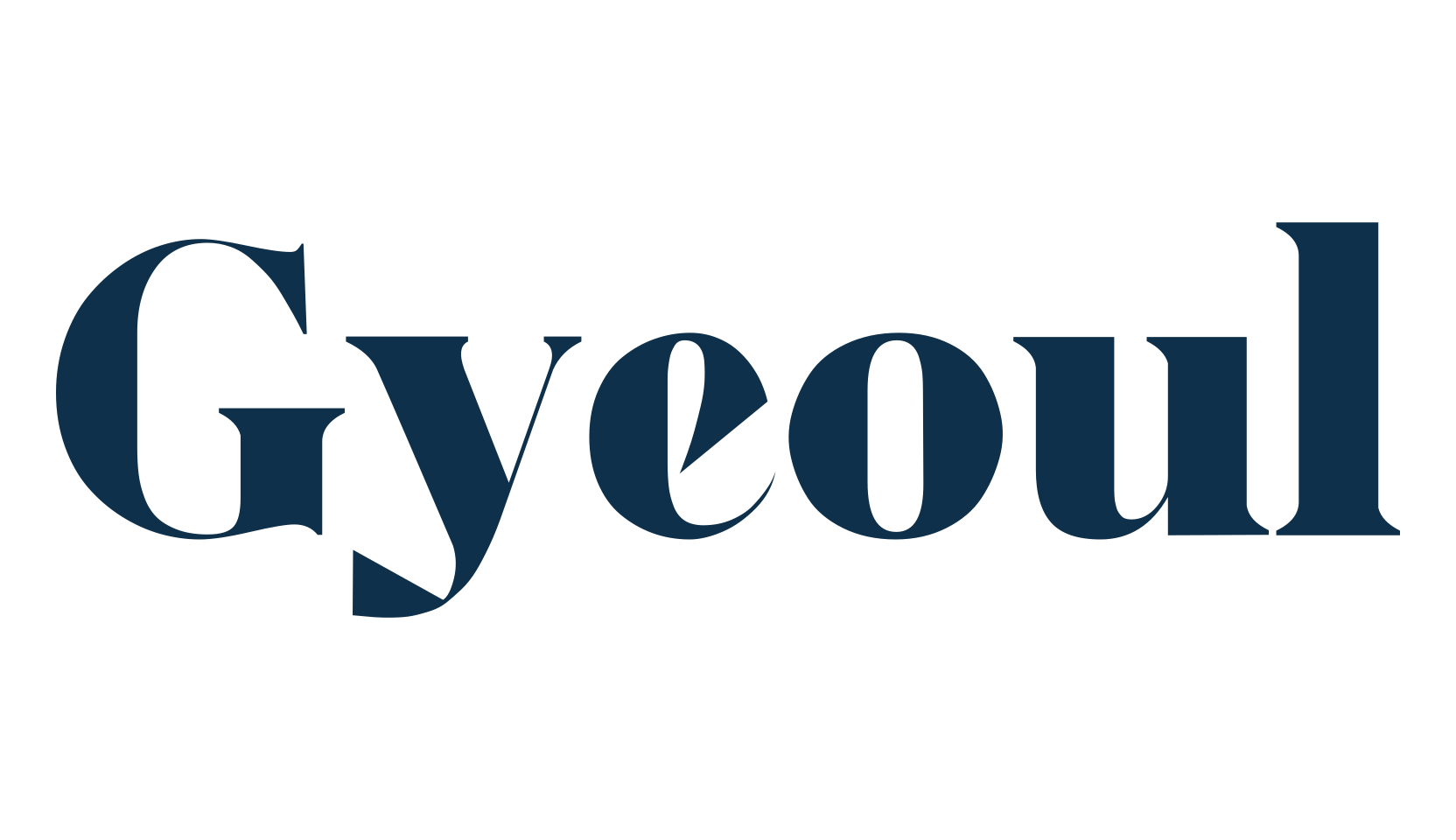 Gyeoul, serif font preview